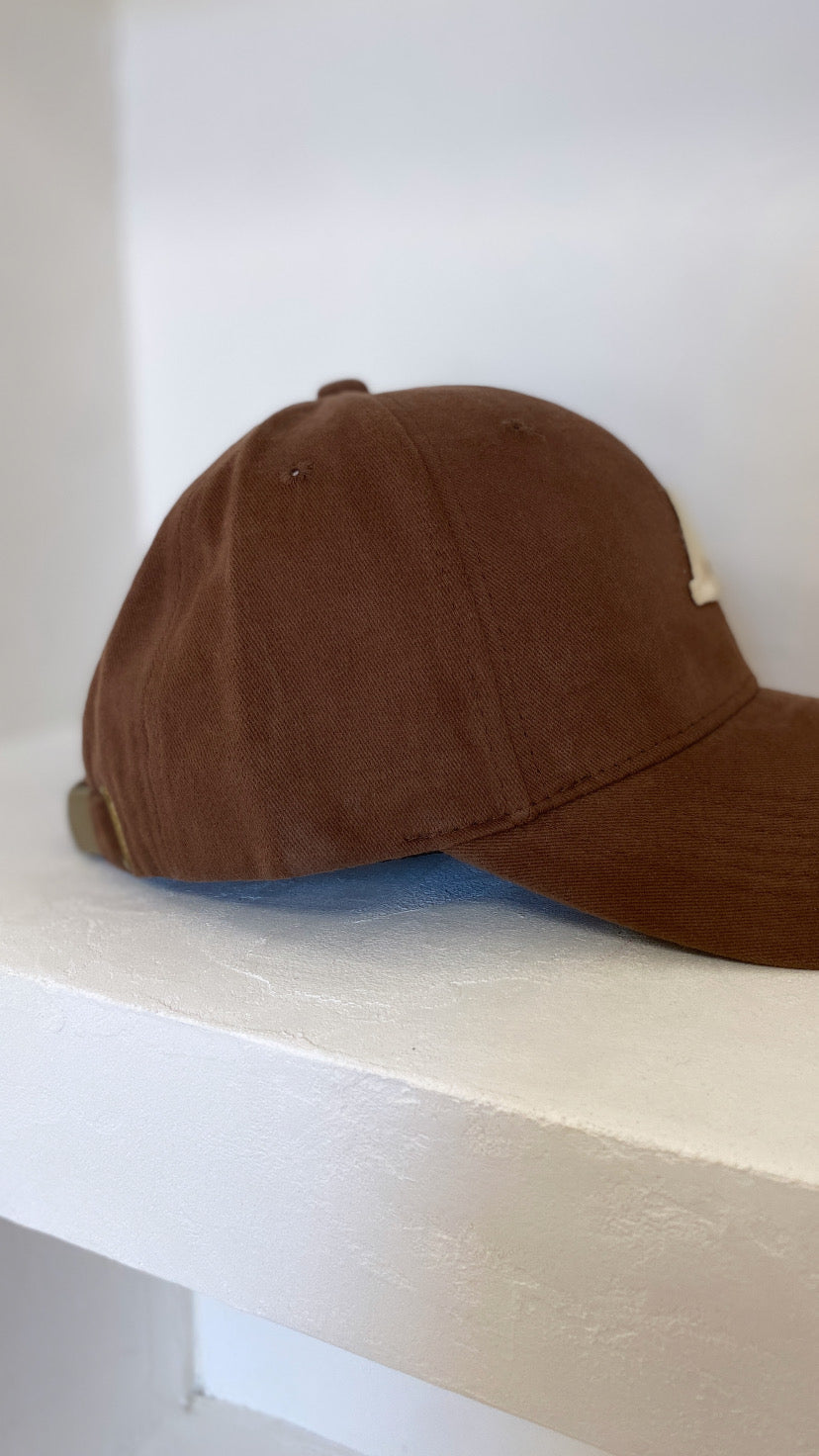 Casquette marron