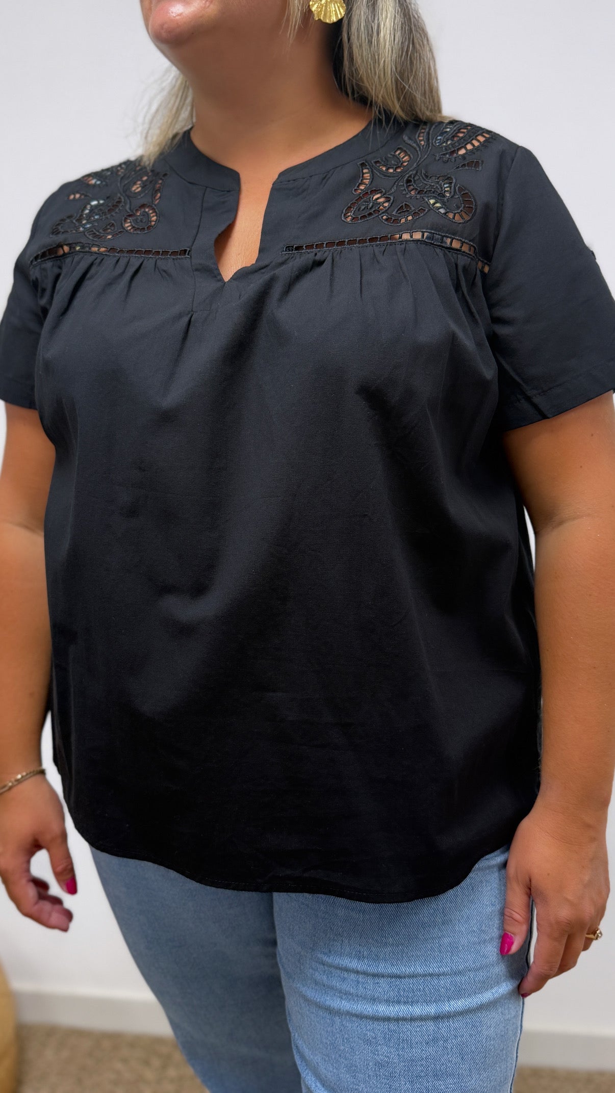 Blouse POLY noir