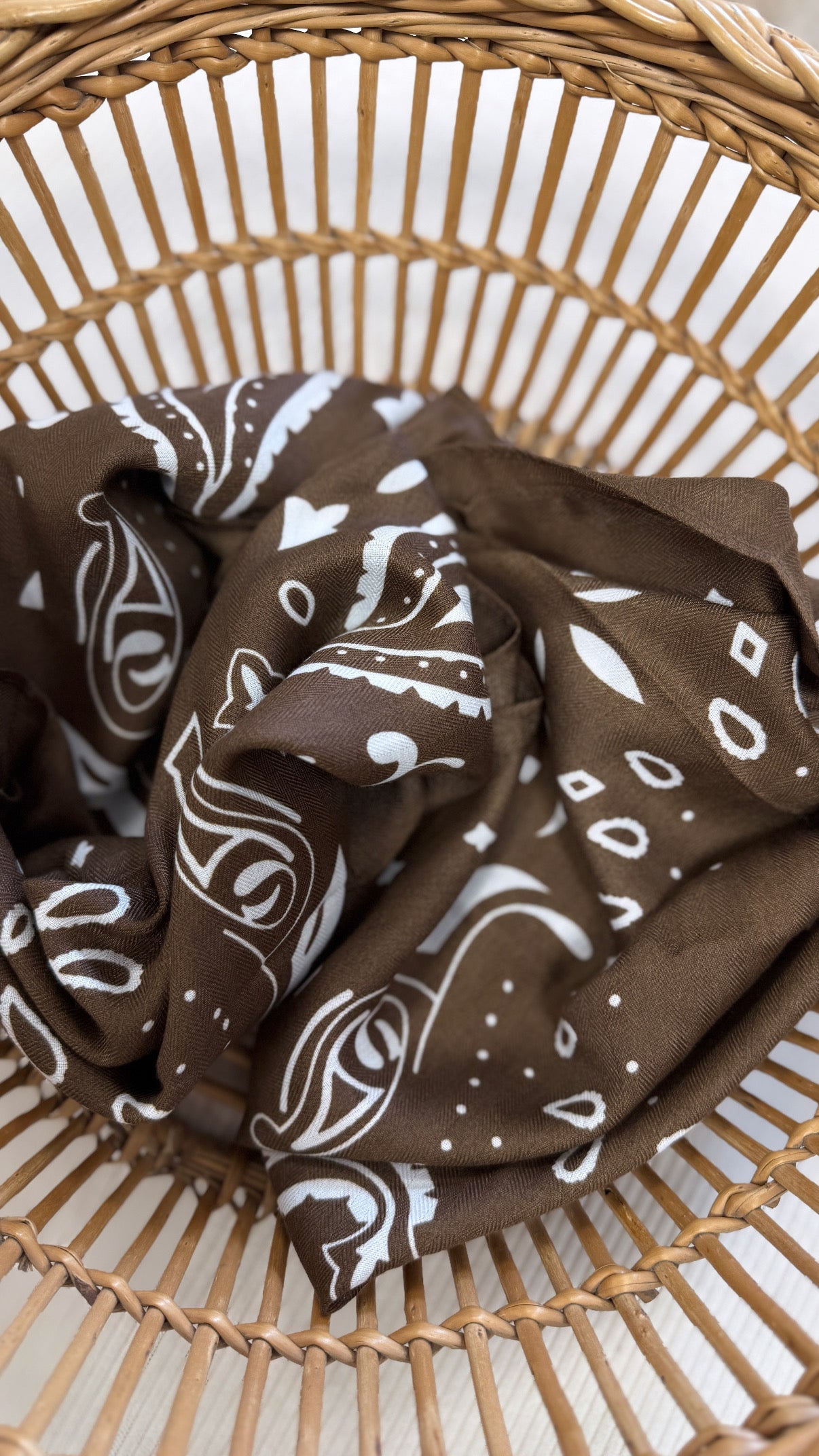 Foulard AVA marron