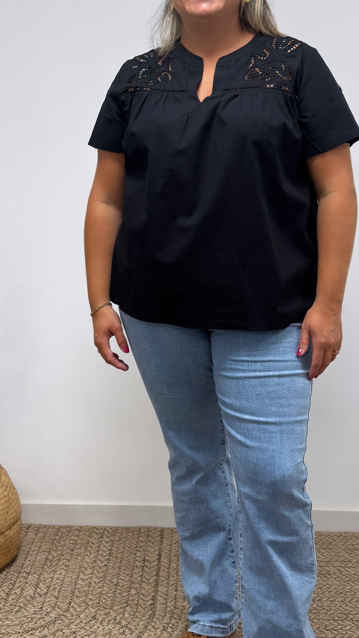 Blouse POLY noir