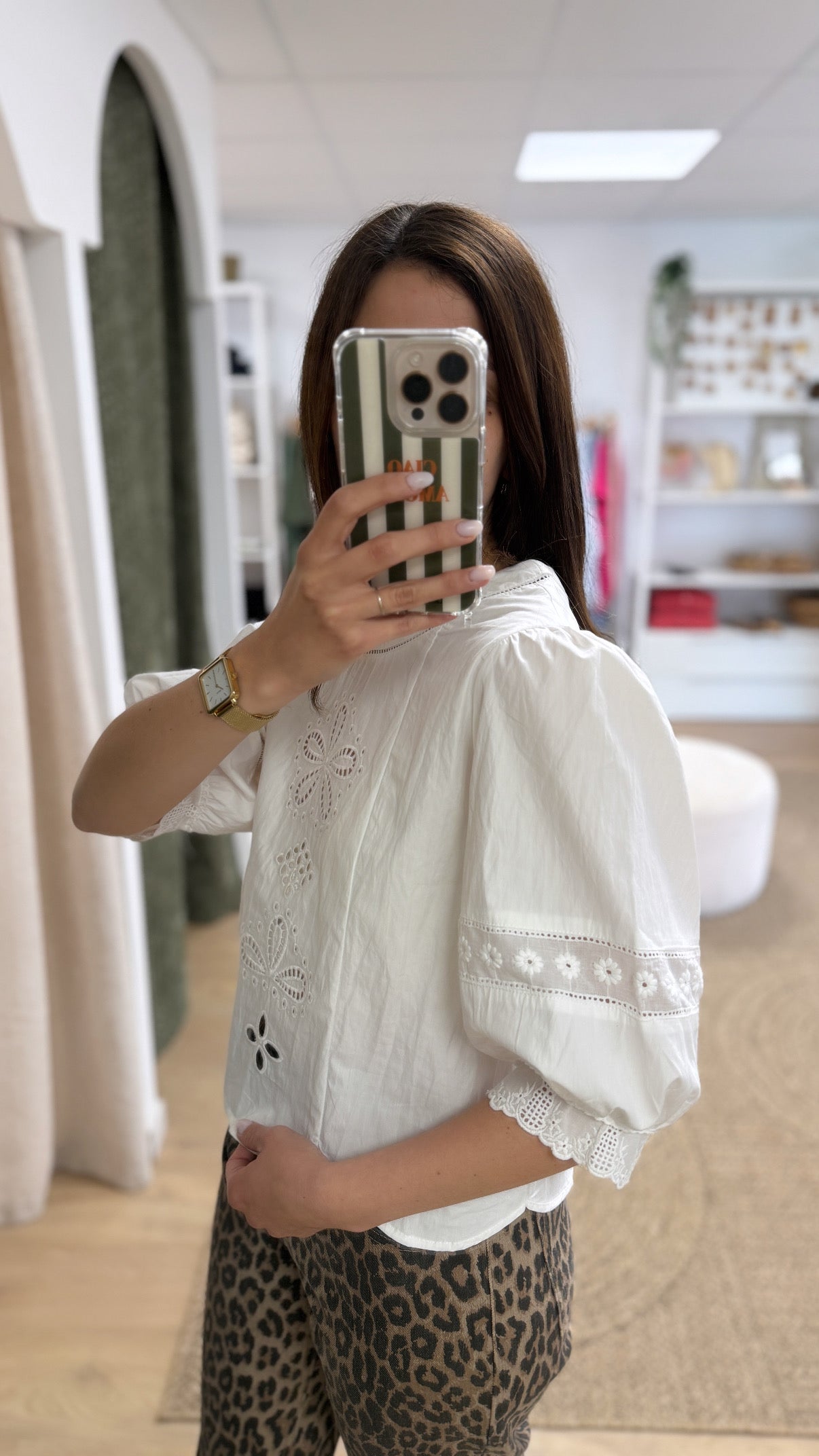 Blouse CLARA blanche