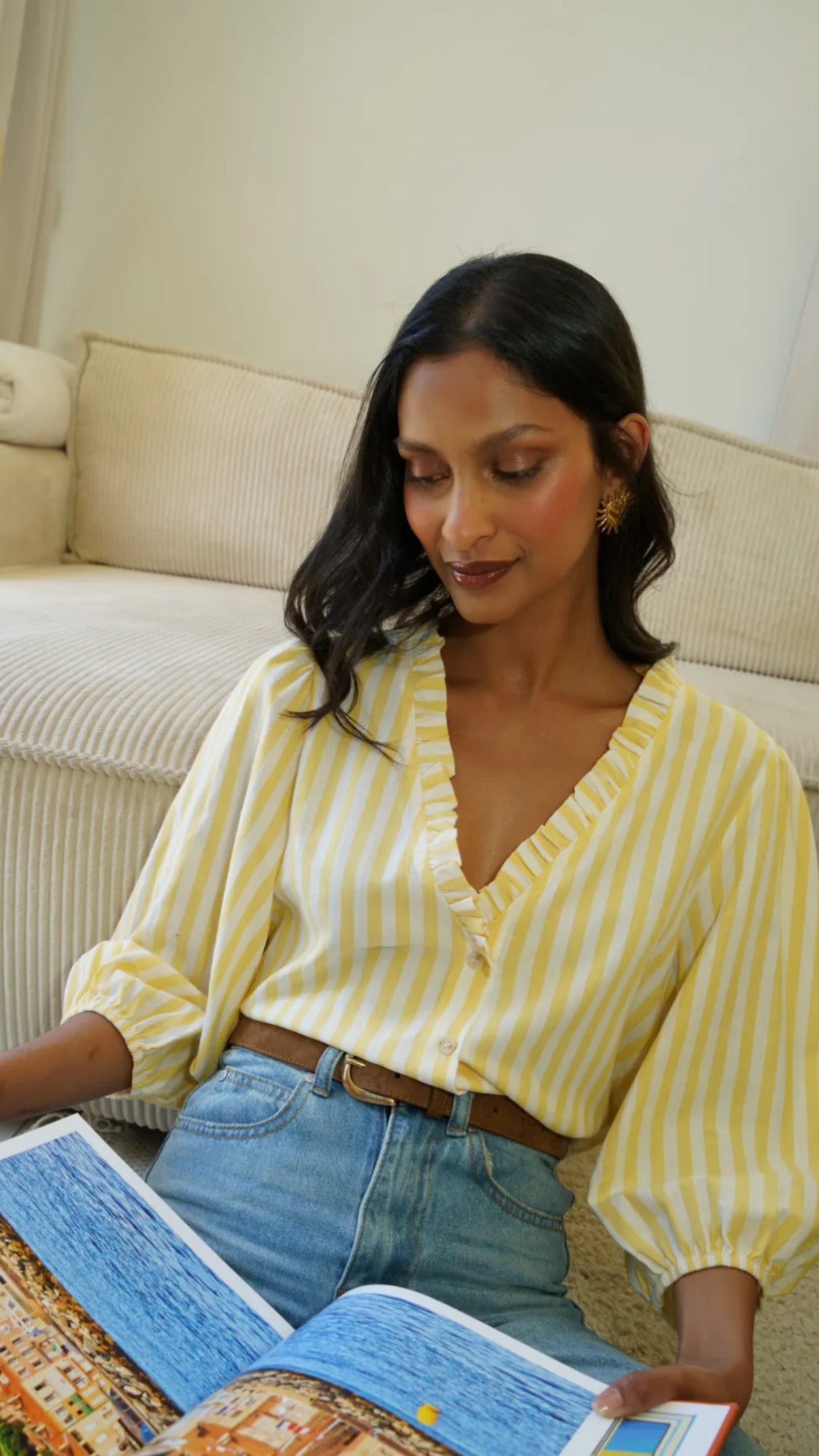 Blouse ROMANE jaune
