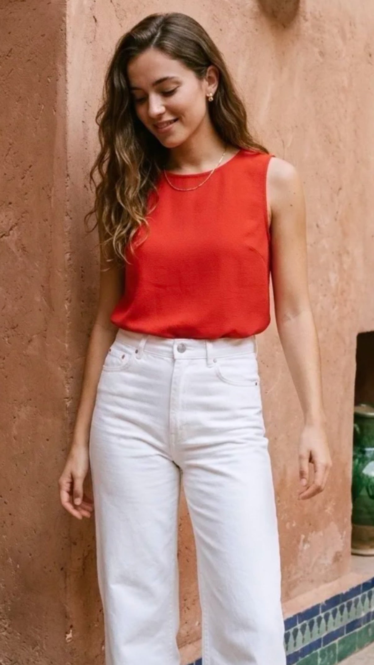 Blouse CHARLIE rouge