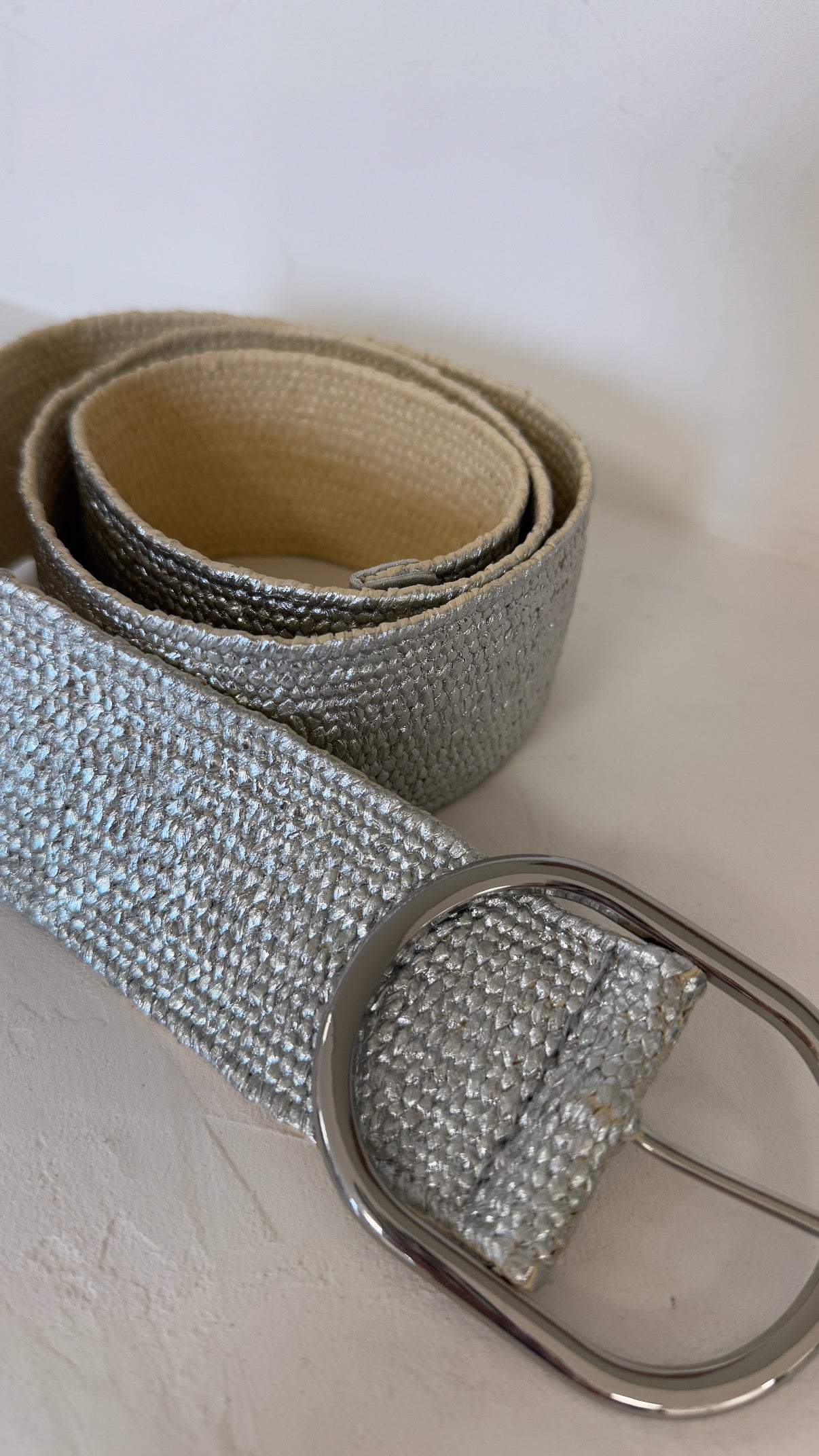 Ceinture LAYA argentée