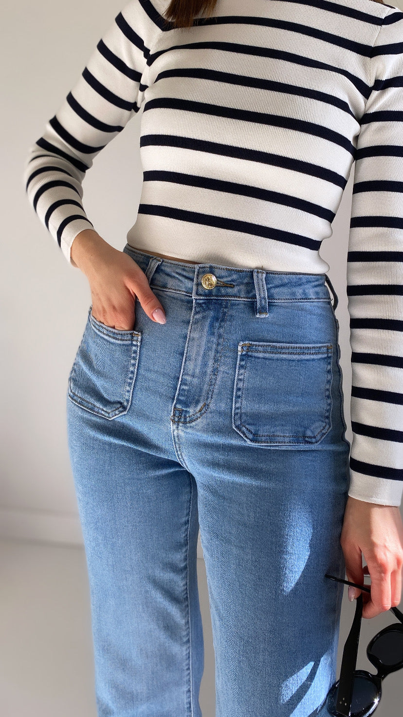 Pantalon BASILE bleu