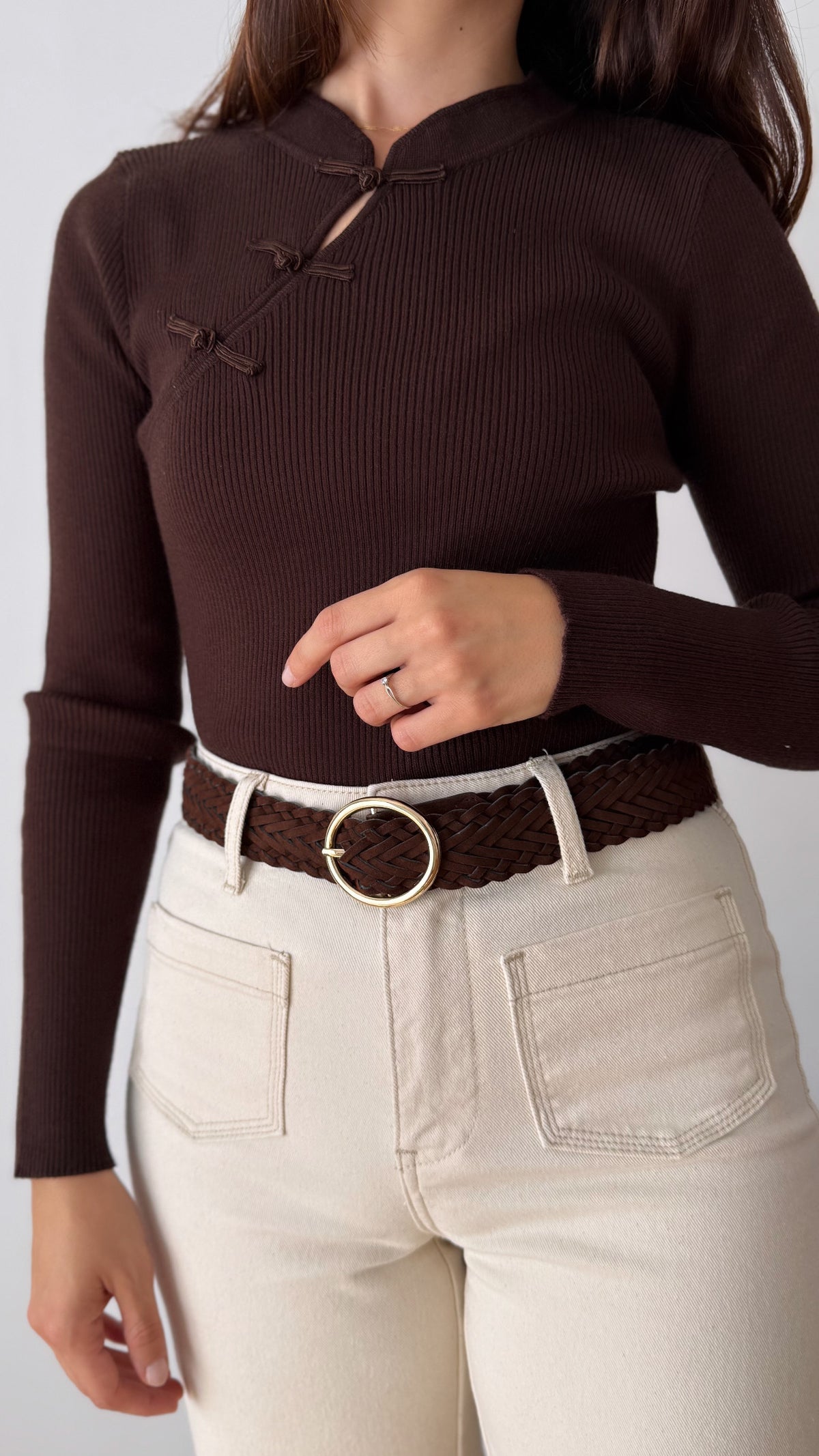 Pull MOLI marron