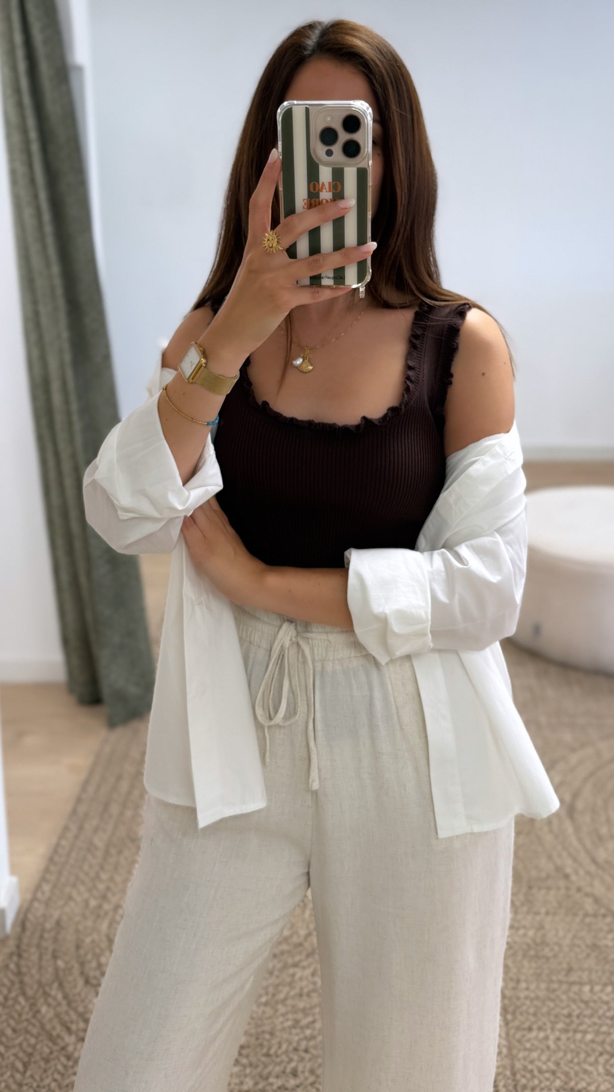 Top CHLOÉ marron