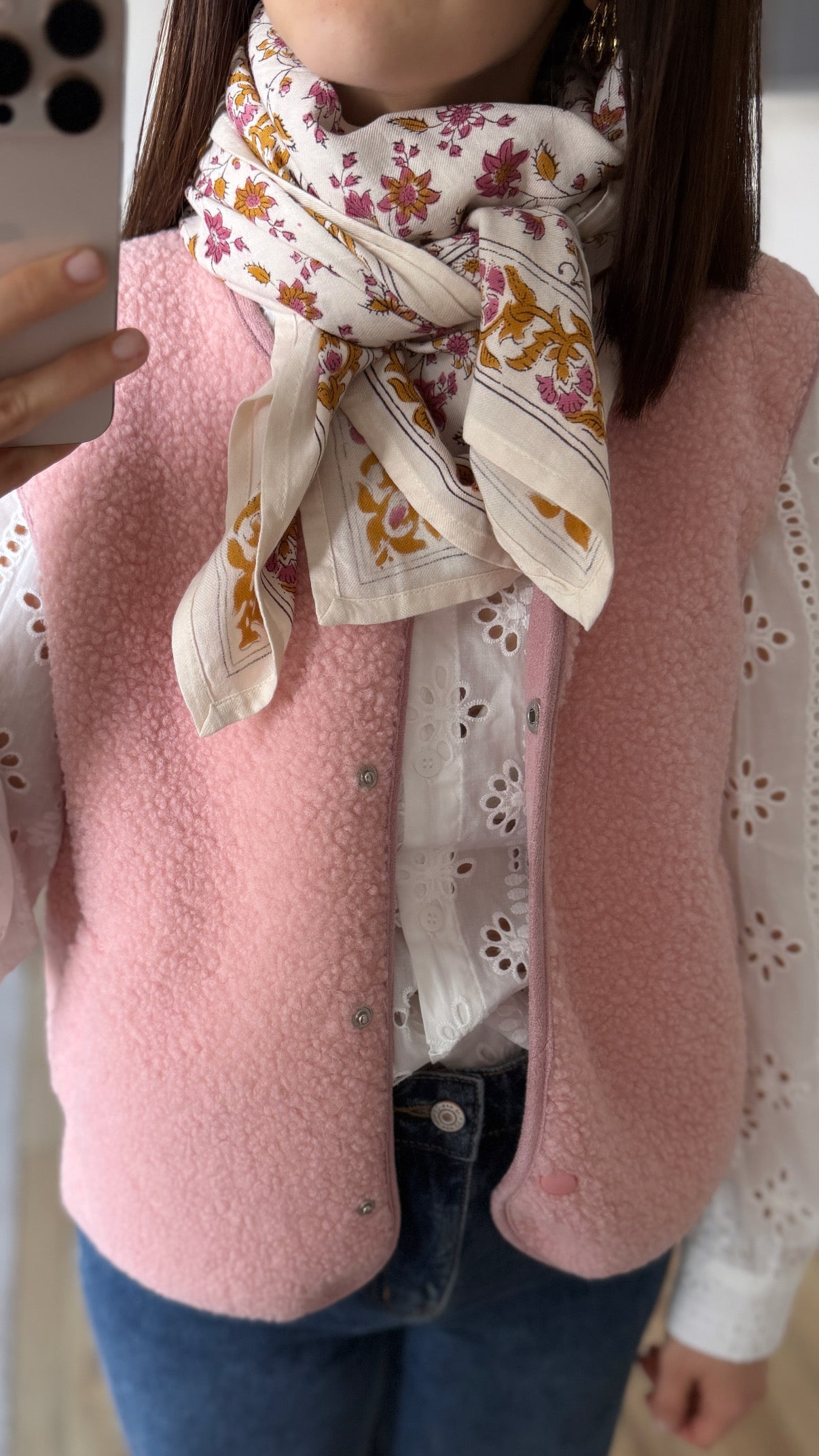 Grand foulard n•116 sable