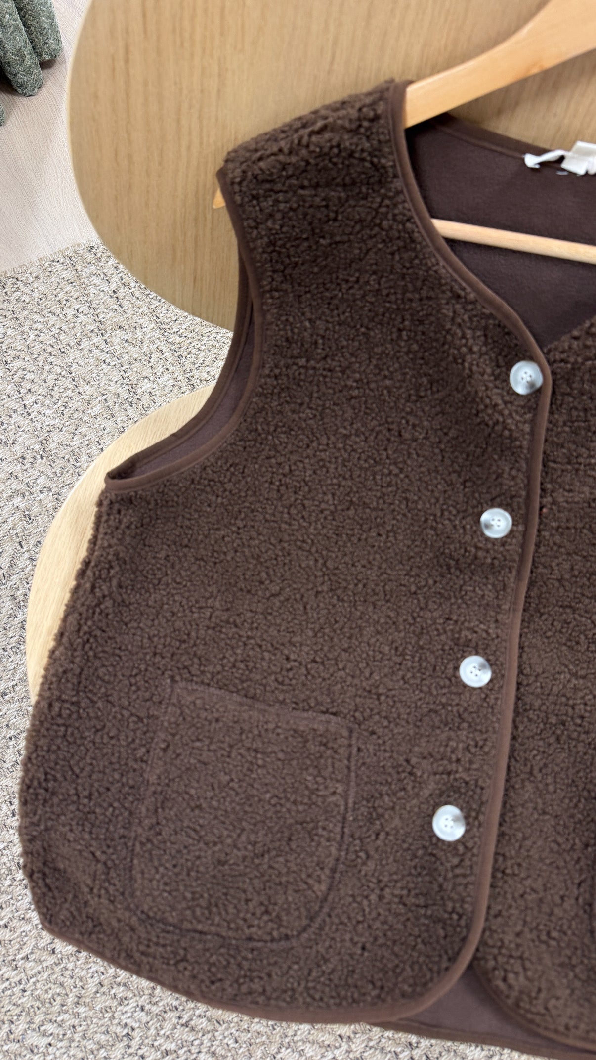 Gilet LINE marron