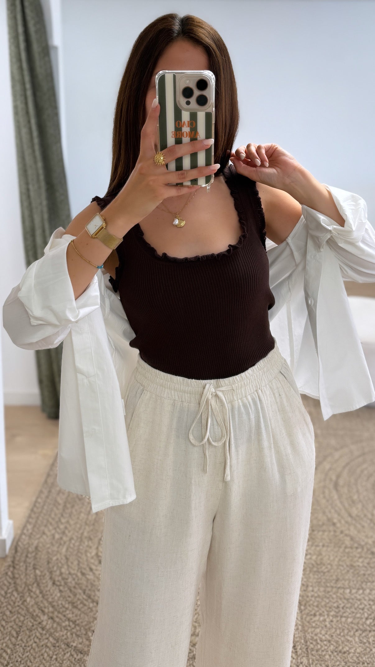 Top CHLOÉ marron