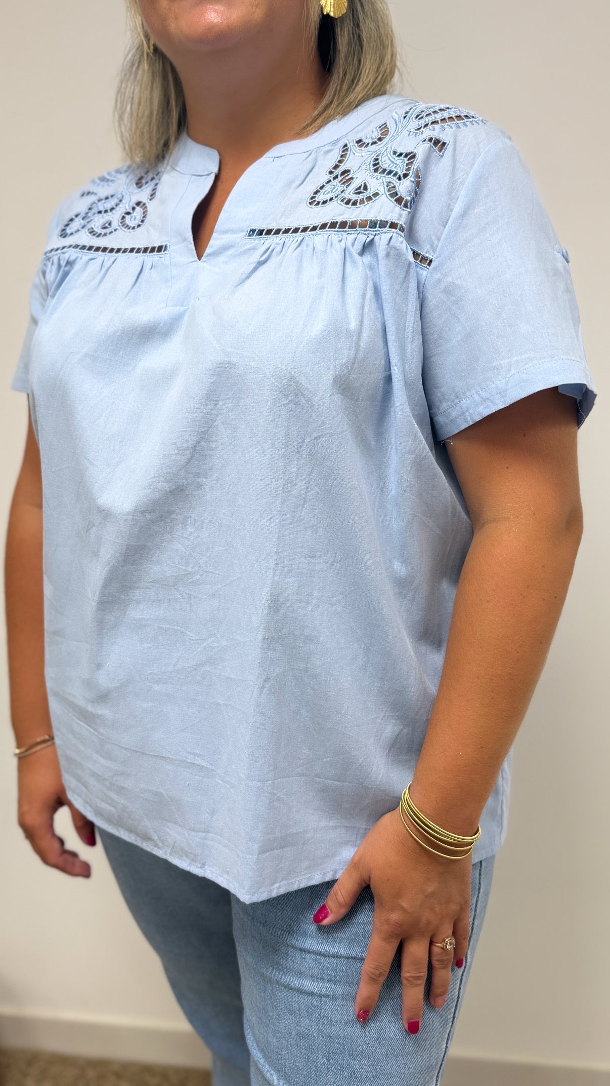 Blouse POLY bleu