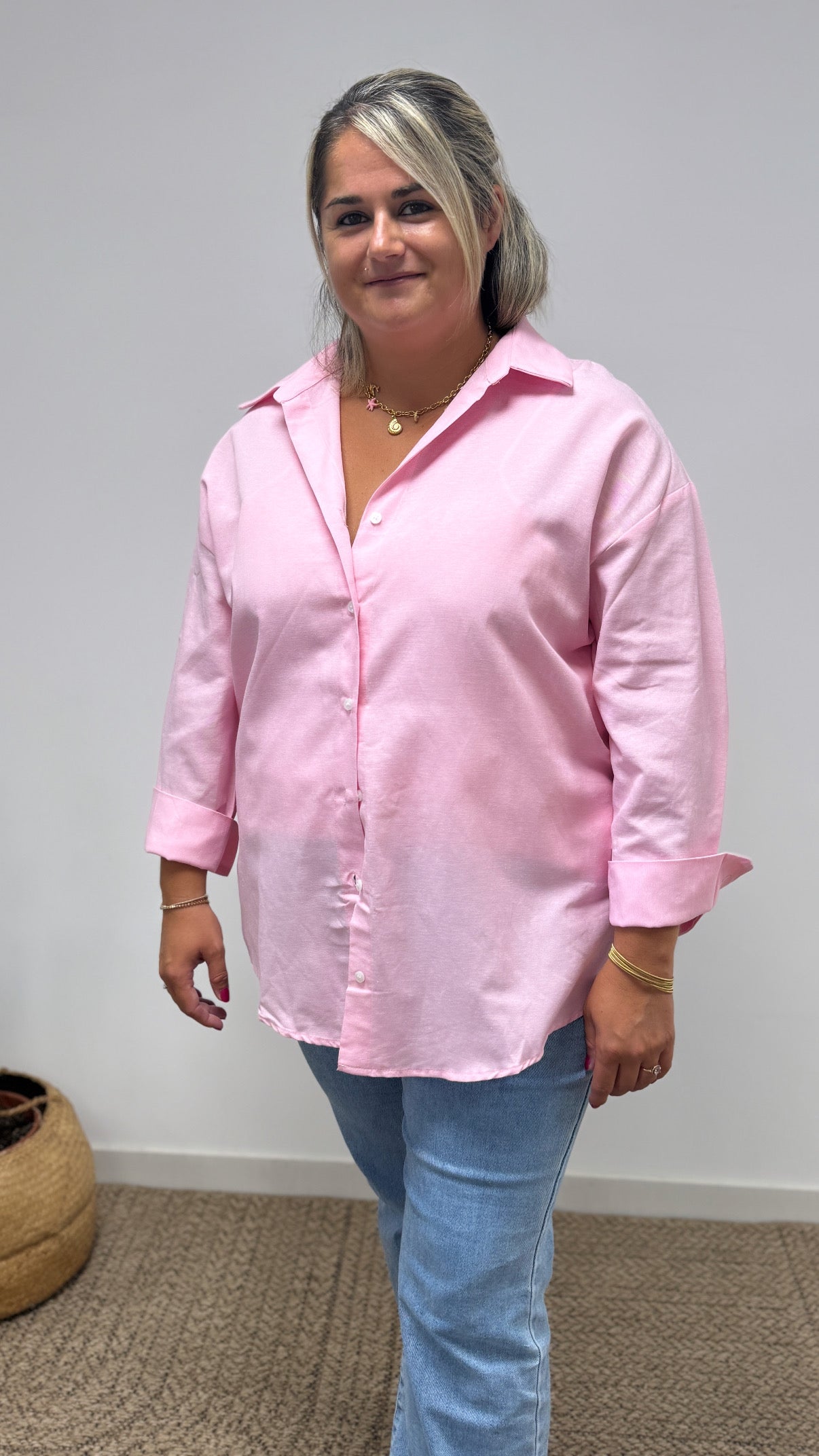 Chemise ÉLIE rose