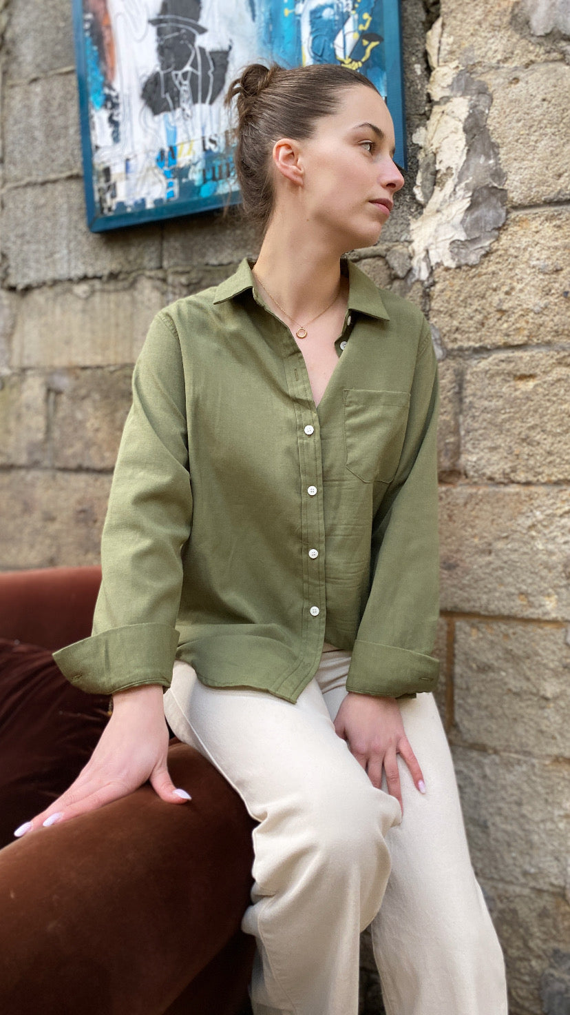 Chemise VICTOIRE kaki