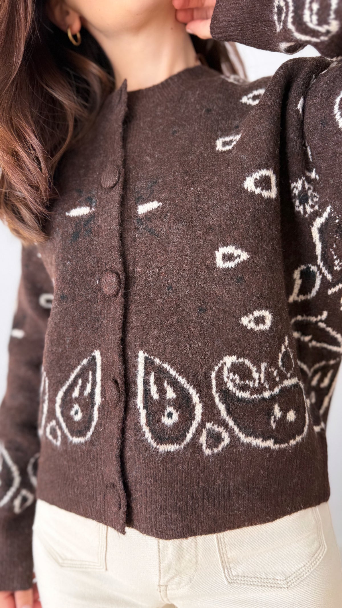 Gilet BANDANA marron