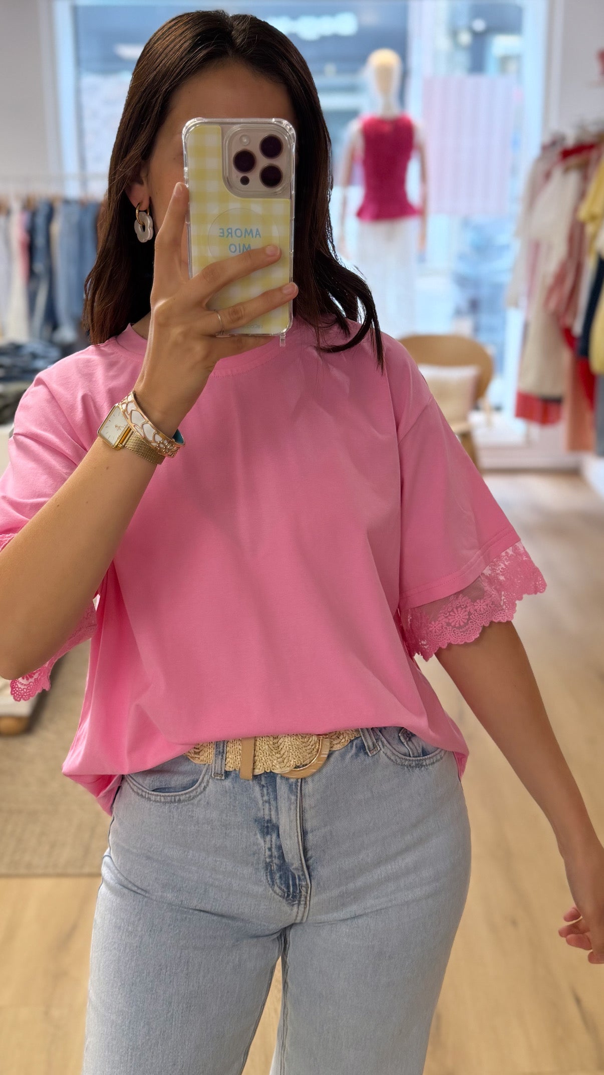 T-shirt rose