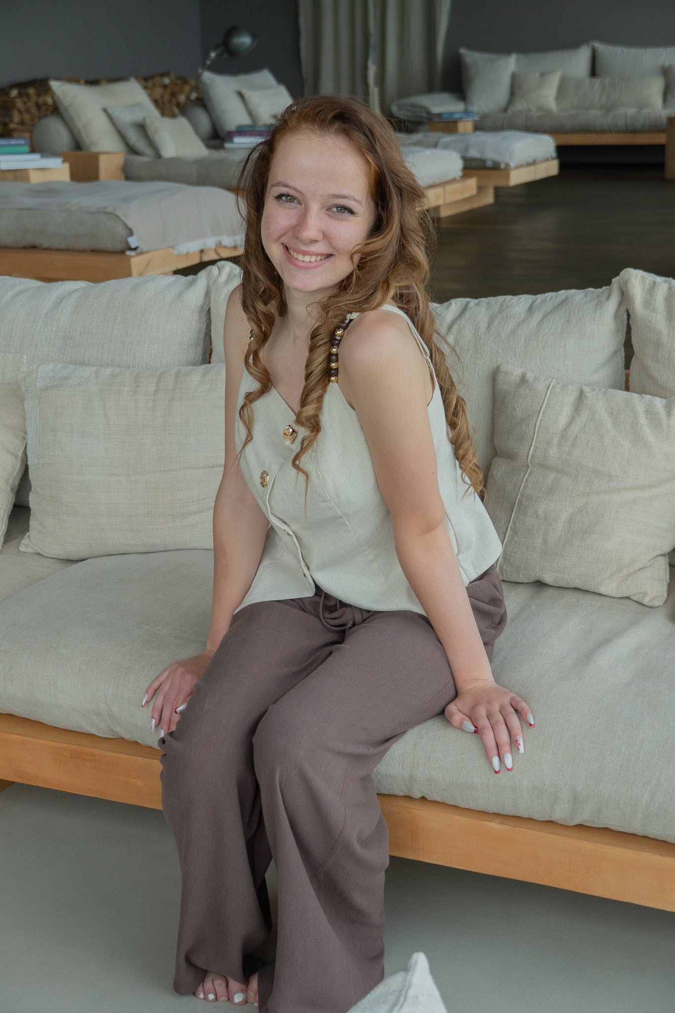 Top AJACCIO beige