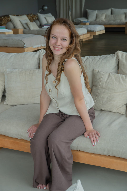 Top AJACCIO beige