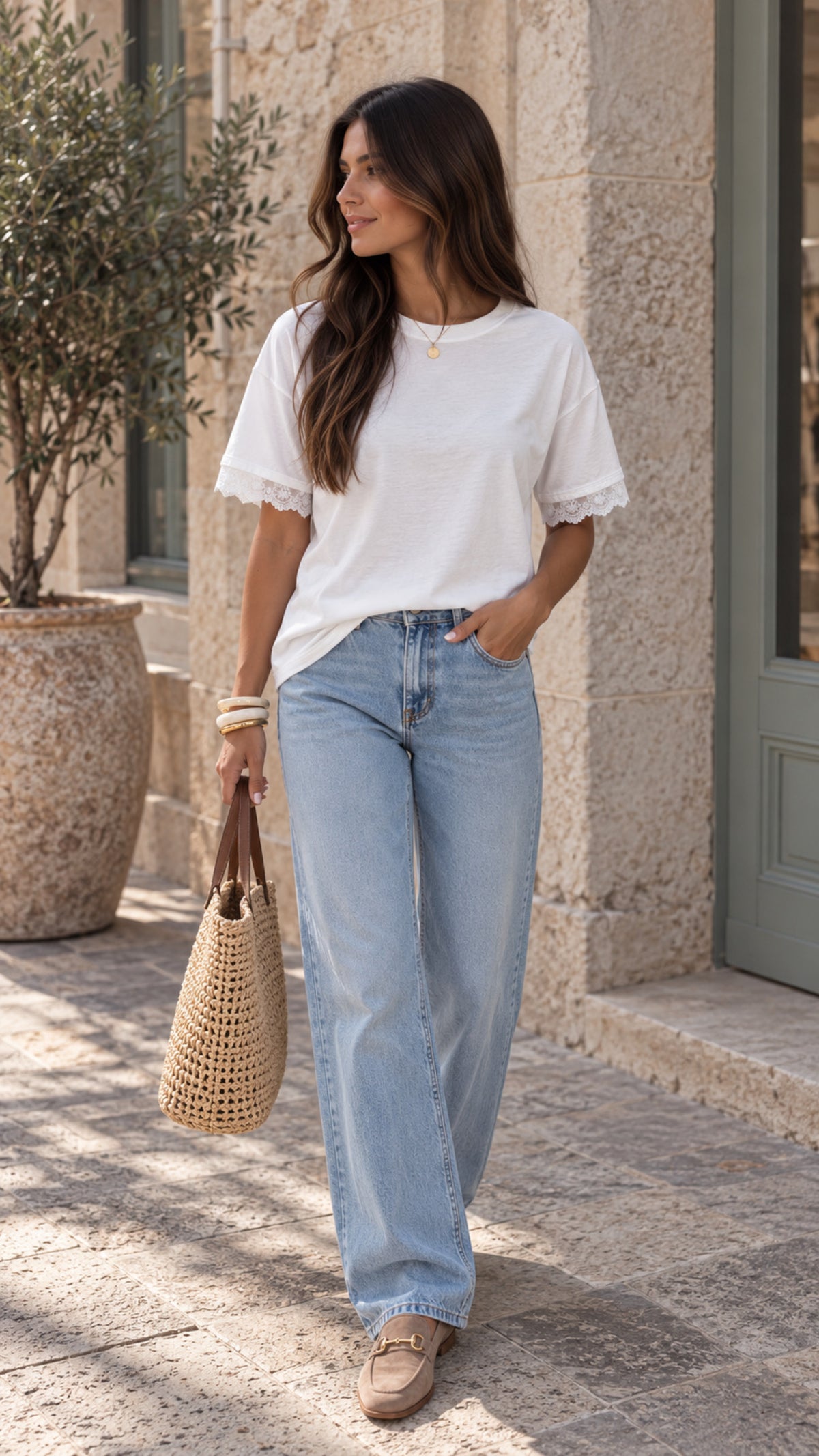 T-shirt LOUISE blanc