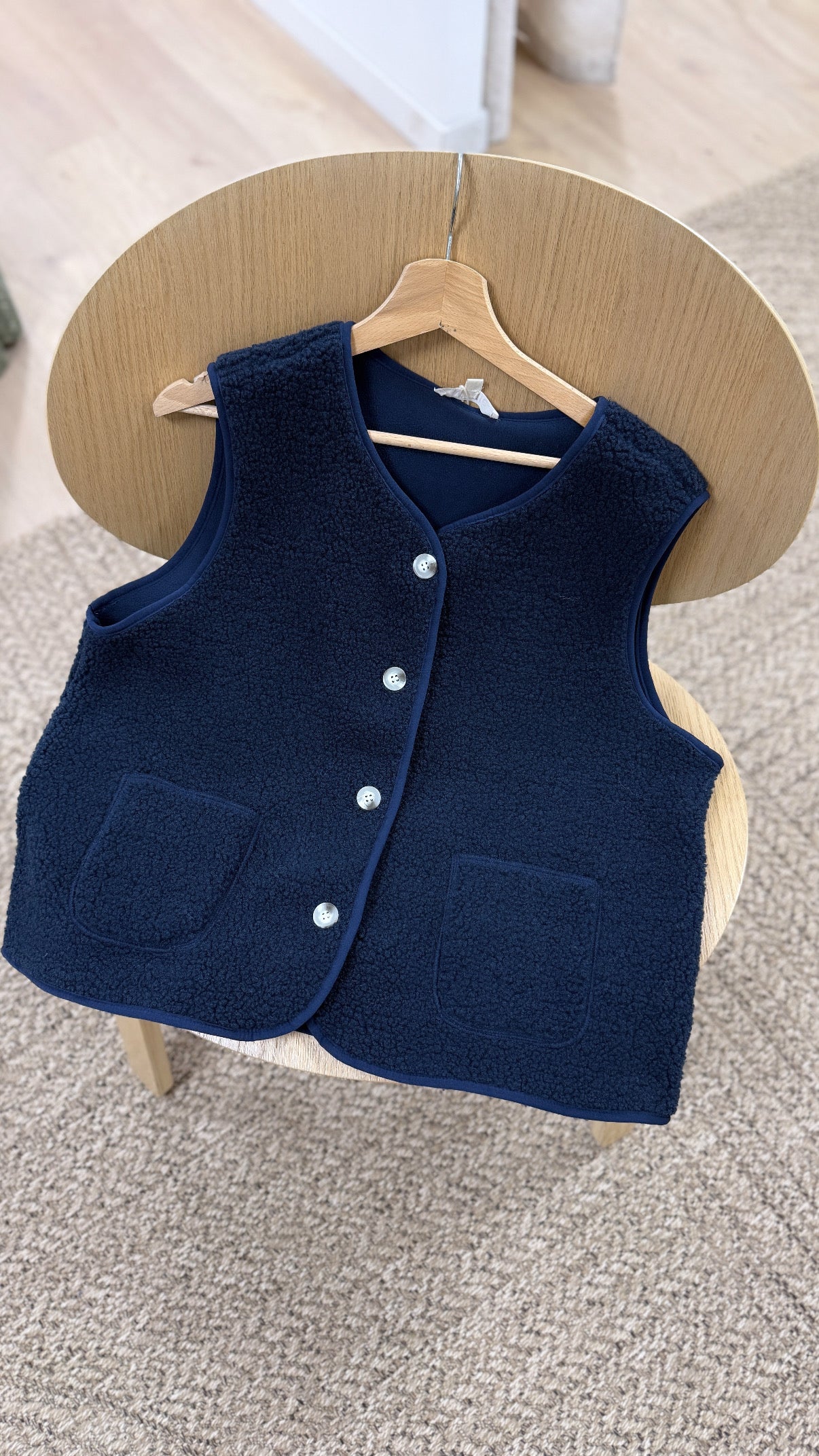 Gilet LINE bleu marine