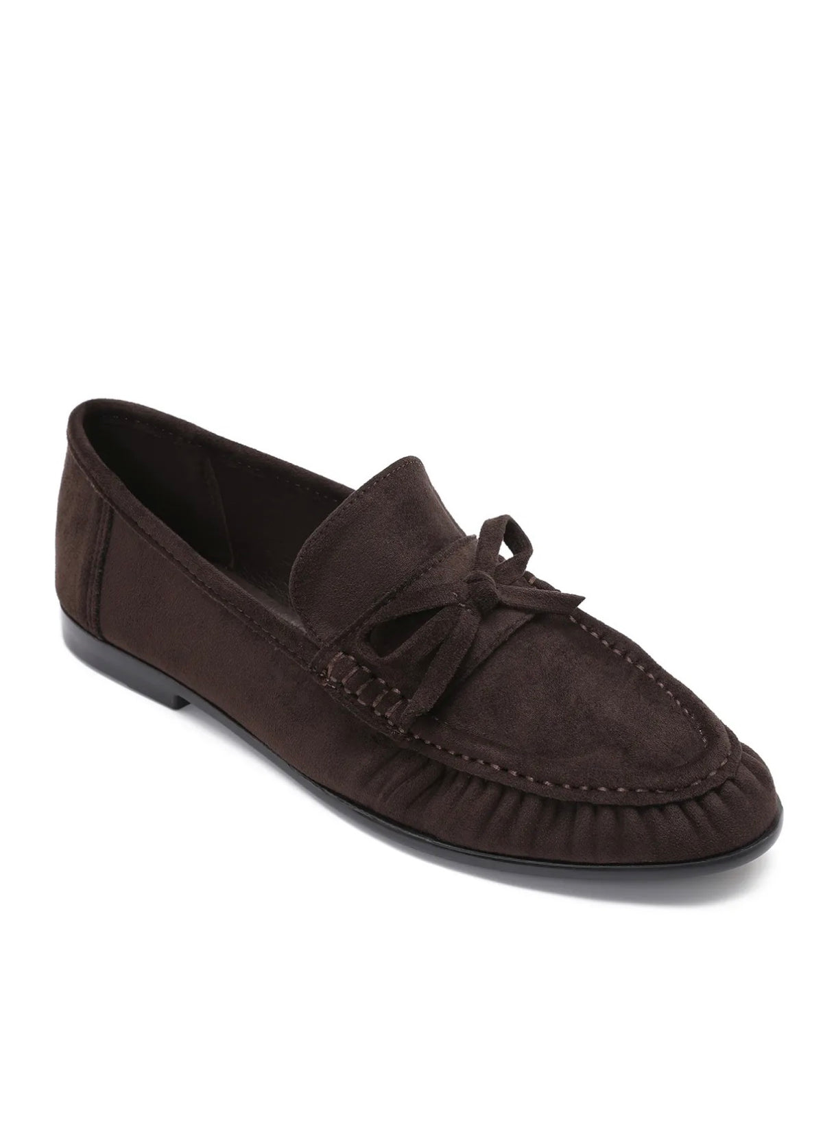 Mocassins noeuds marron