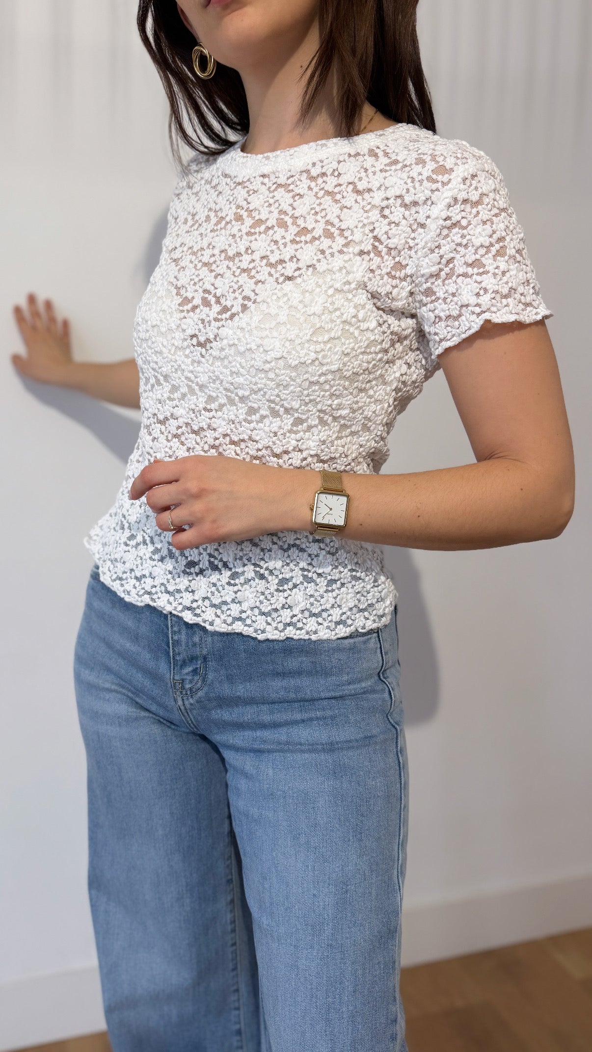 T-shirt dentelle GARENCE