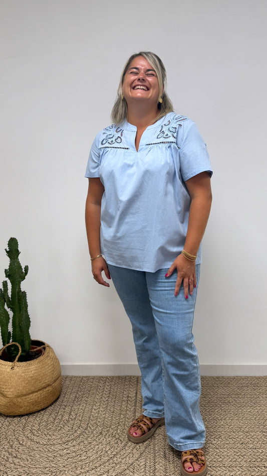 Blouse POLY bleu