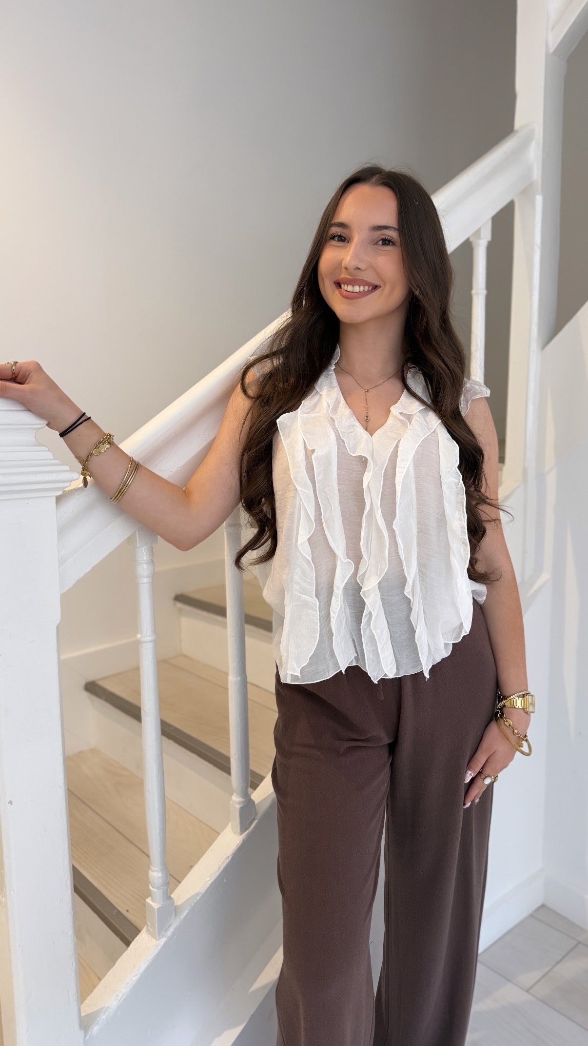 Top MILA blanc