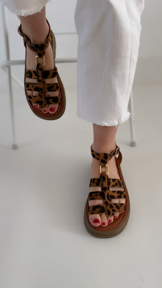 Sandales LÉOPARD