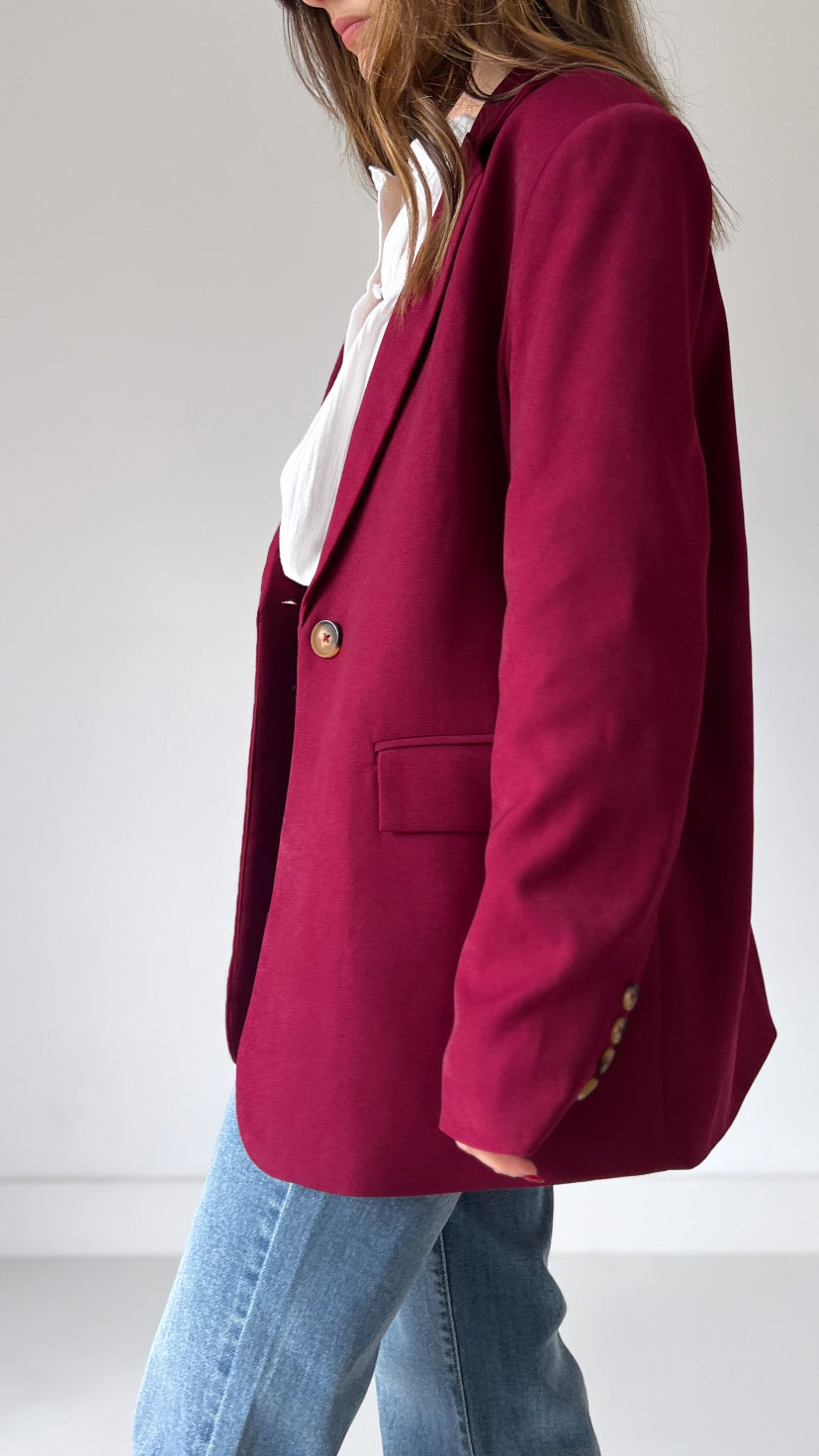 Blazer CÔME bordeaux