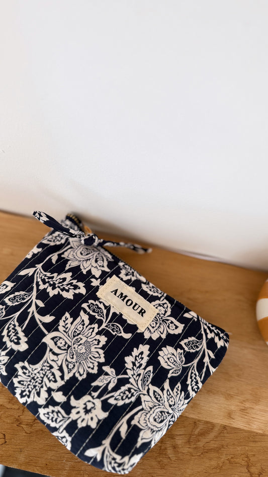 Trousse FEUILLETTE bleu