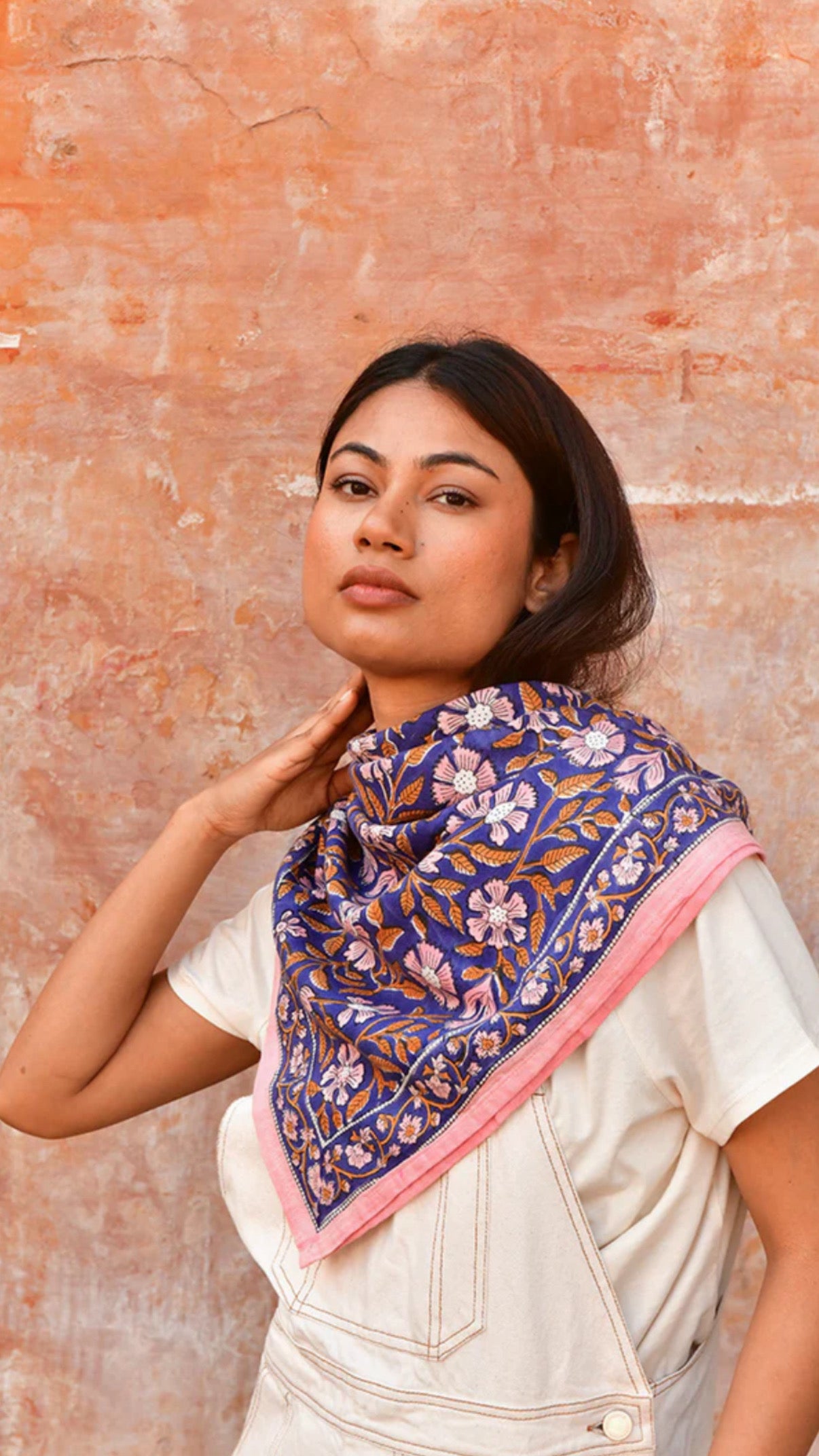 Grand Foulard n•115 Cobalt