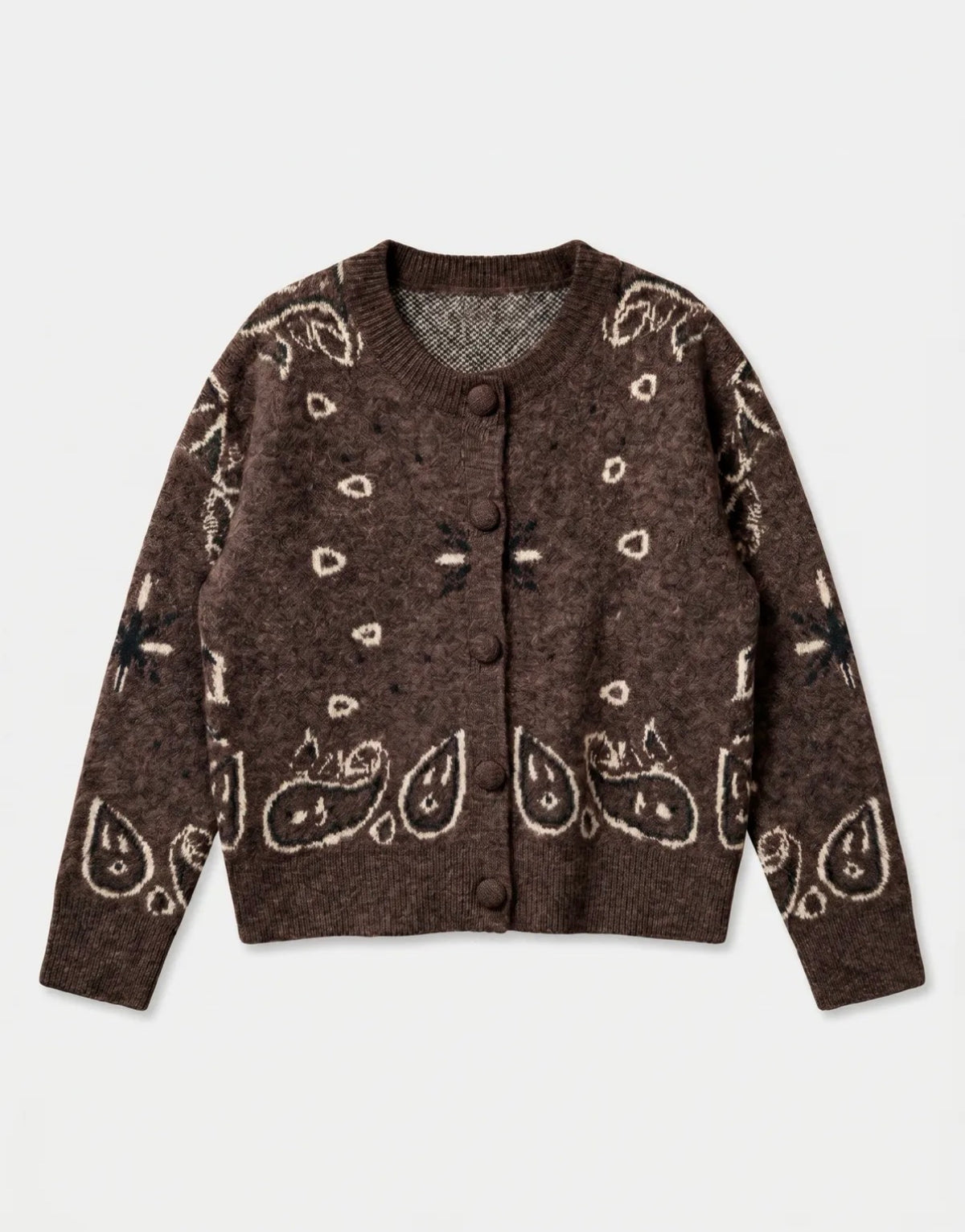 Gilet BANDANA marron