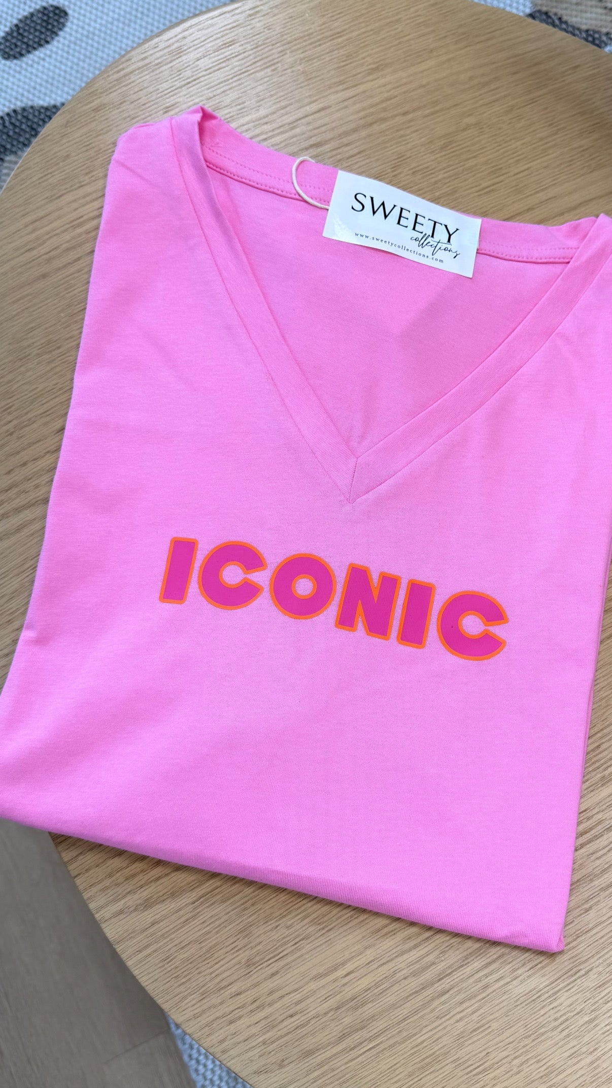 T-shirt Iconic fushia