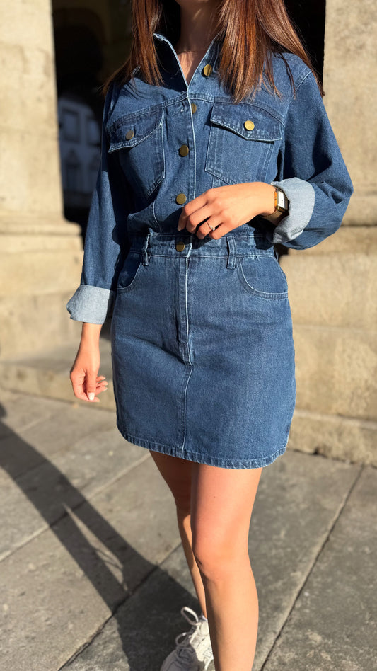Robe en jean