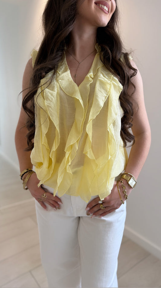 Top MILA jaune