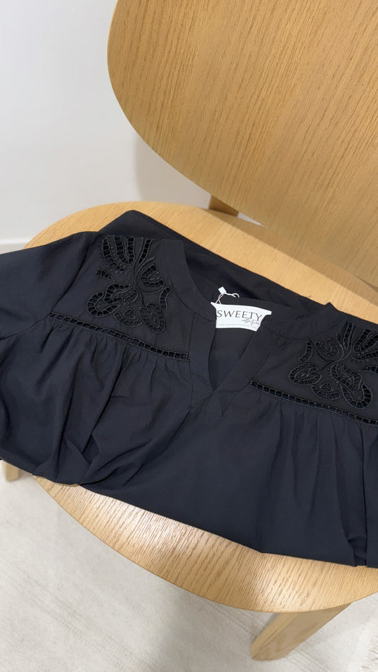 Blouse POLY noir