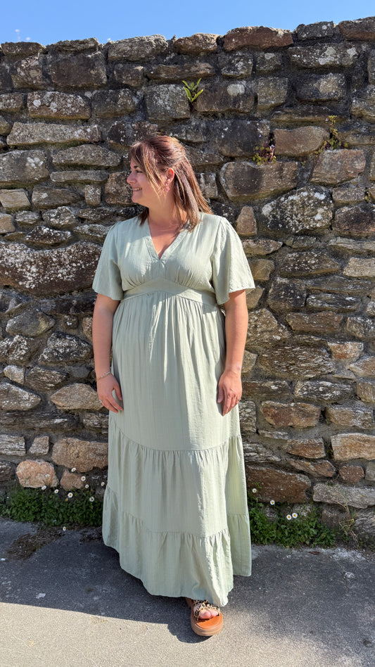 Robe LOICIA verte