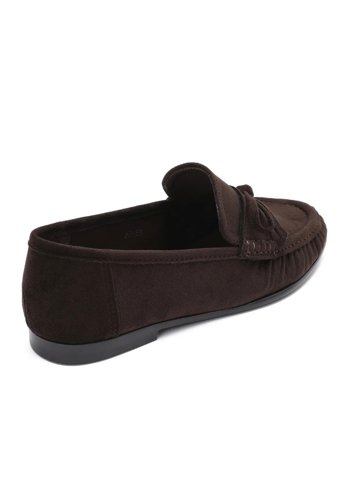Mocassins noeuds marron