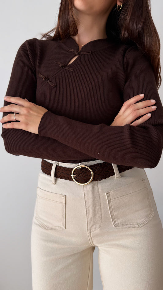 Pull MOLI marron
