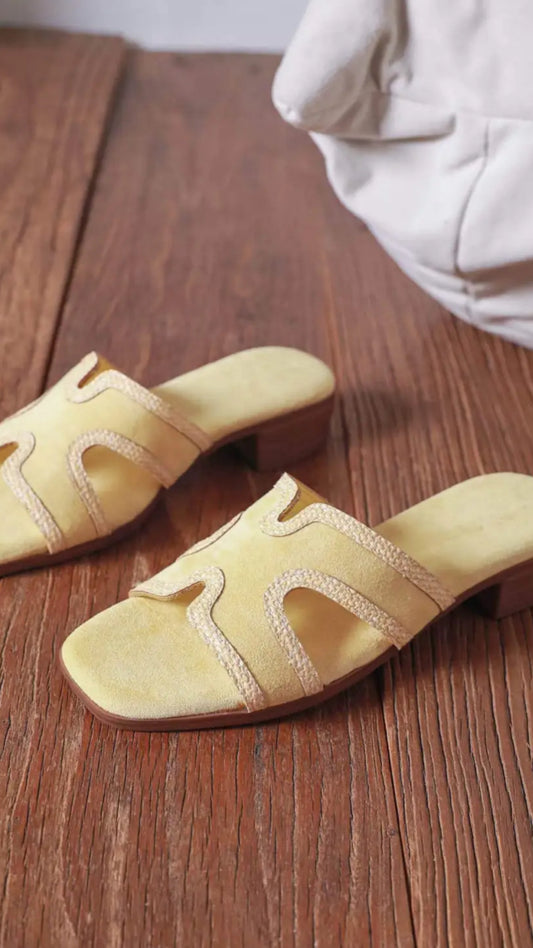 Sandales CALVI jaune