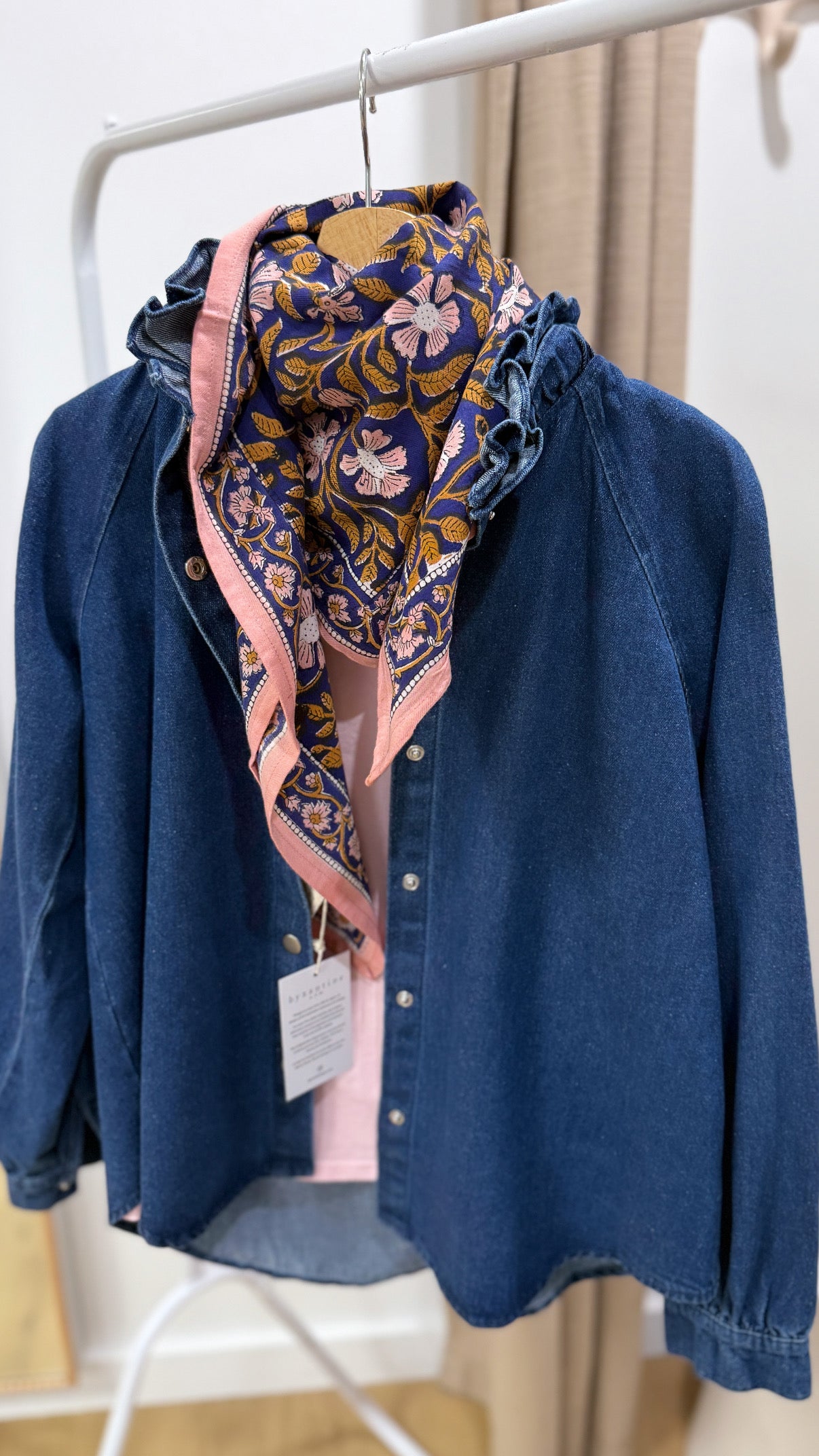 Grand Foulard n•115 Cobalt