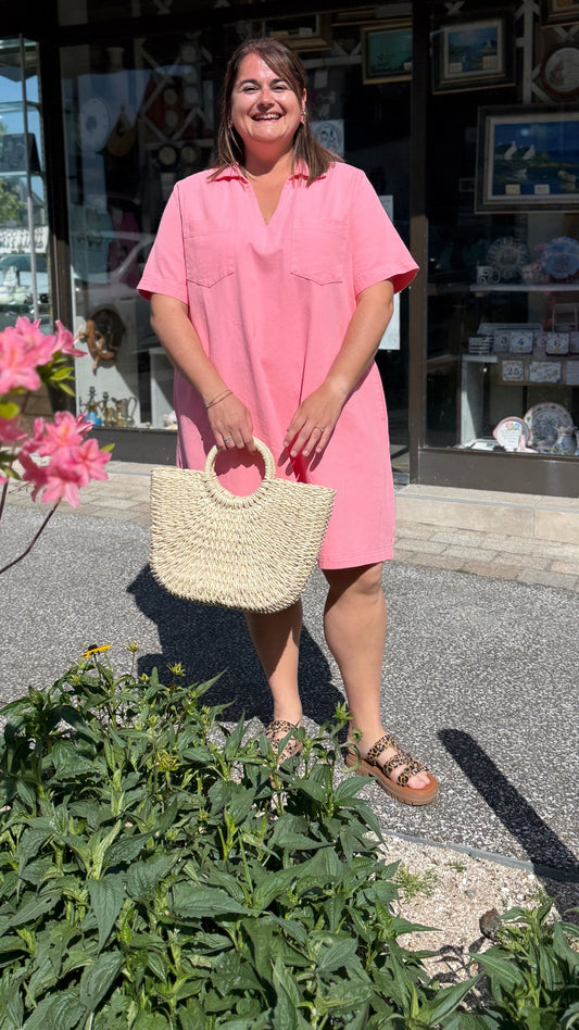 Robe SOLYNE rose