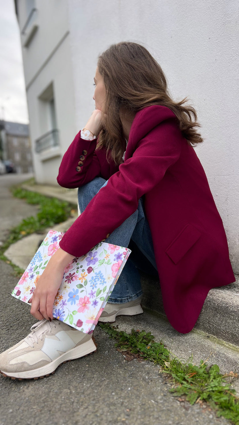 Blazer CÔME bordeaux