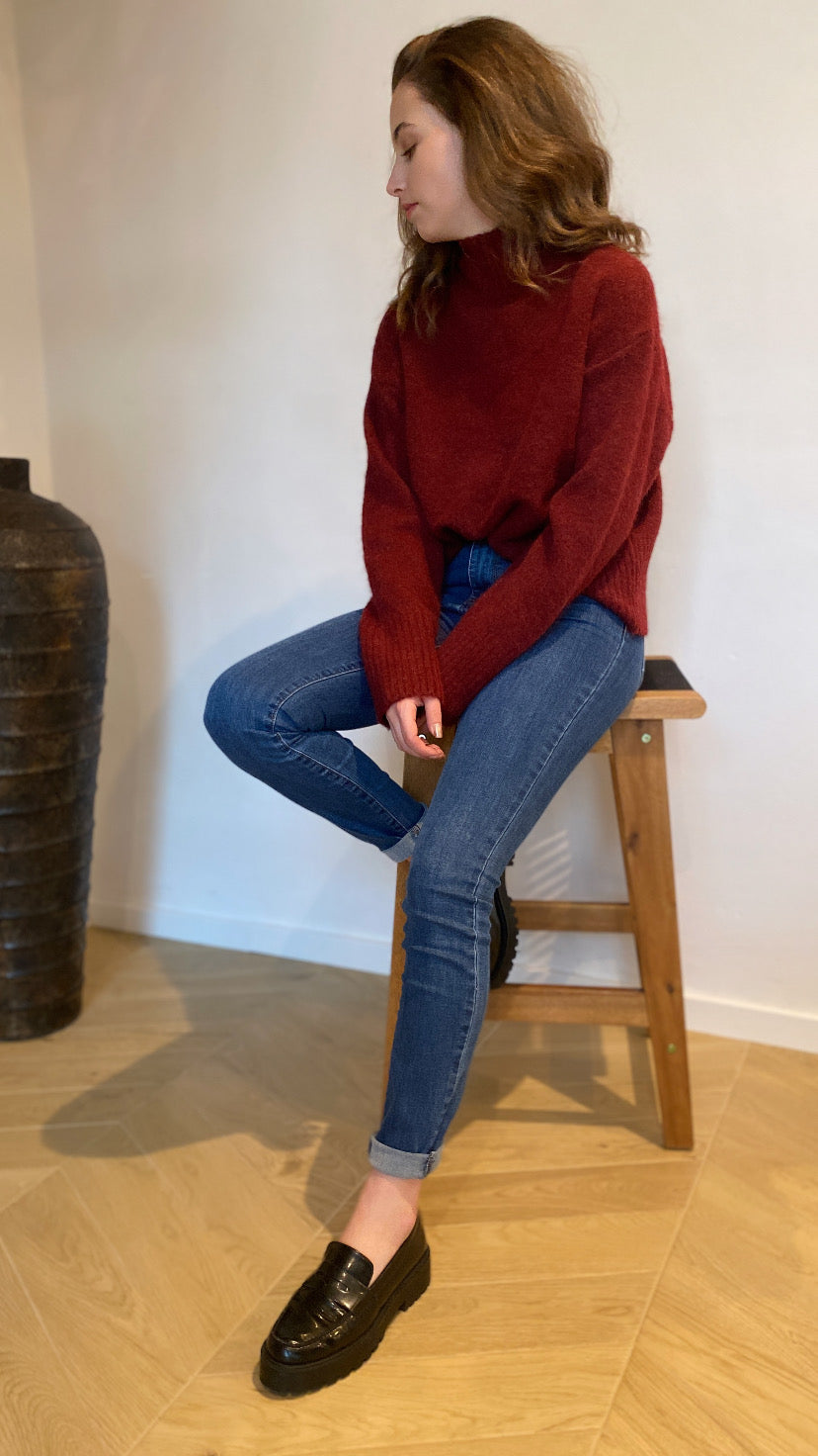 Pull LÉANDDRO Bordeaux