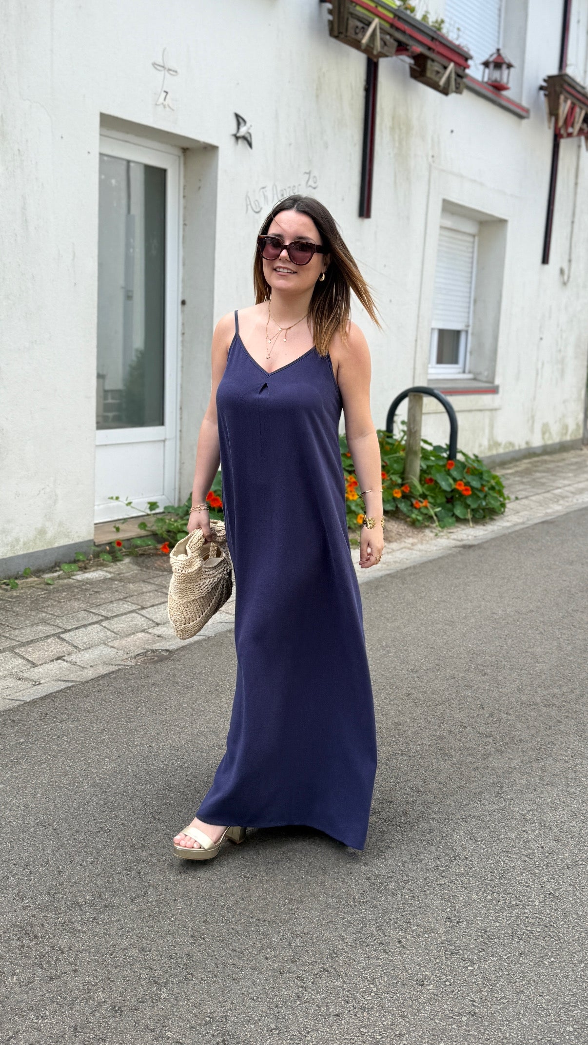 Robe ALBA bleu marine