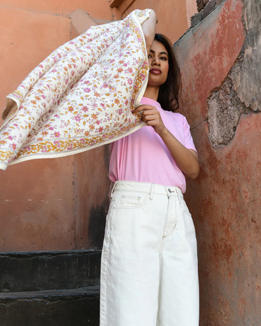 Grand foulard n•116 sable