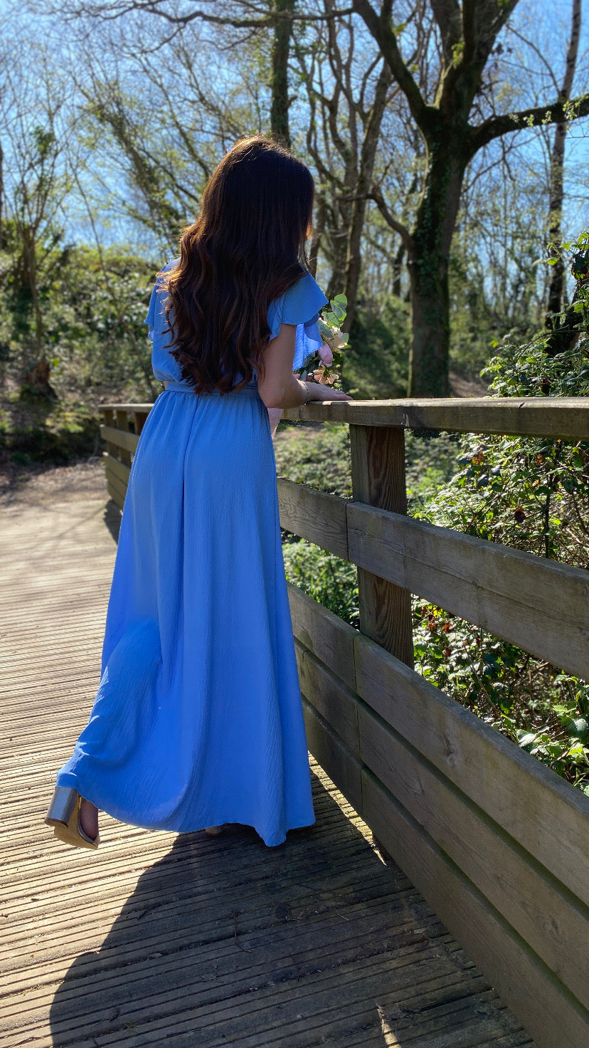 Robe SERENA bleu ciel