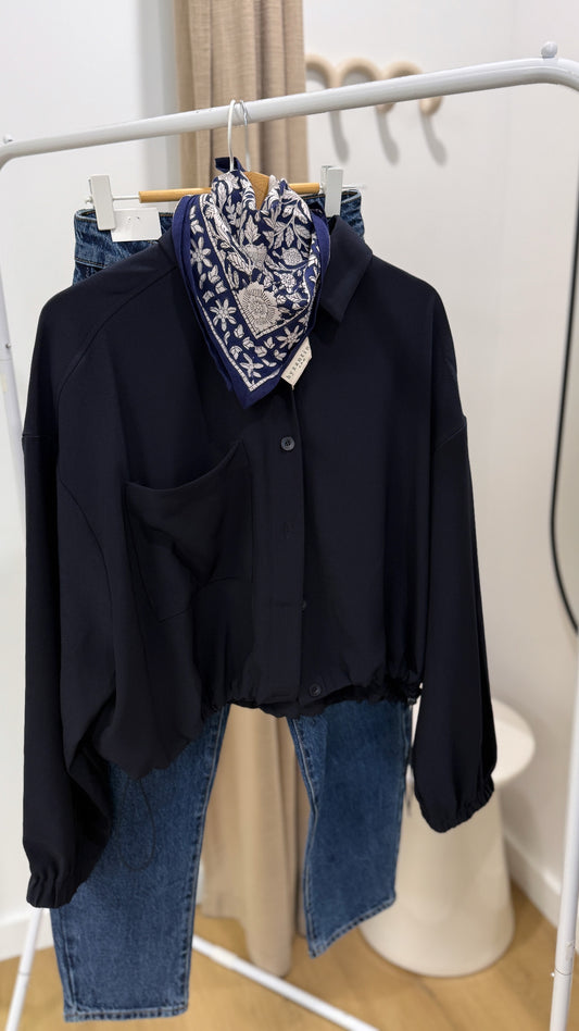 Petit Foulard Antioche bleu