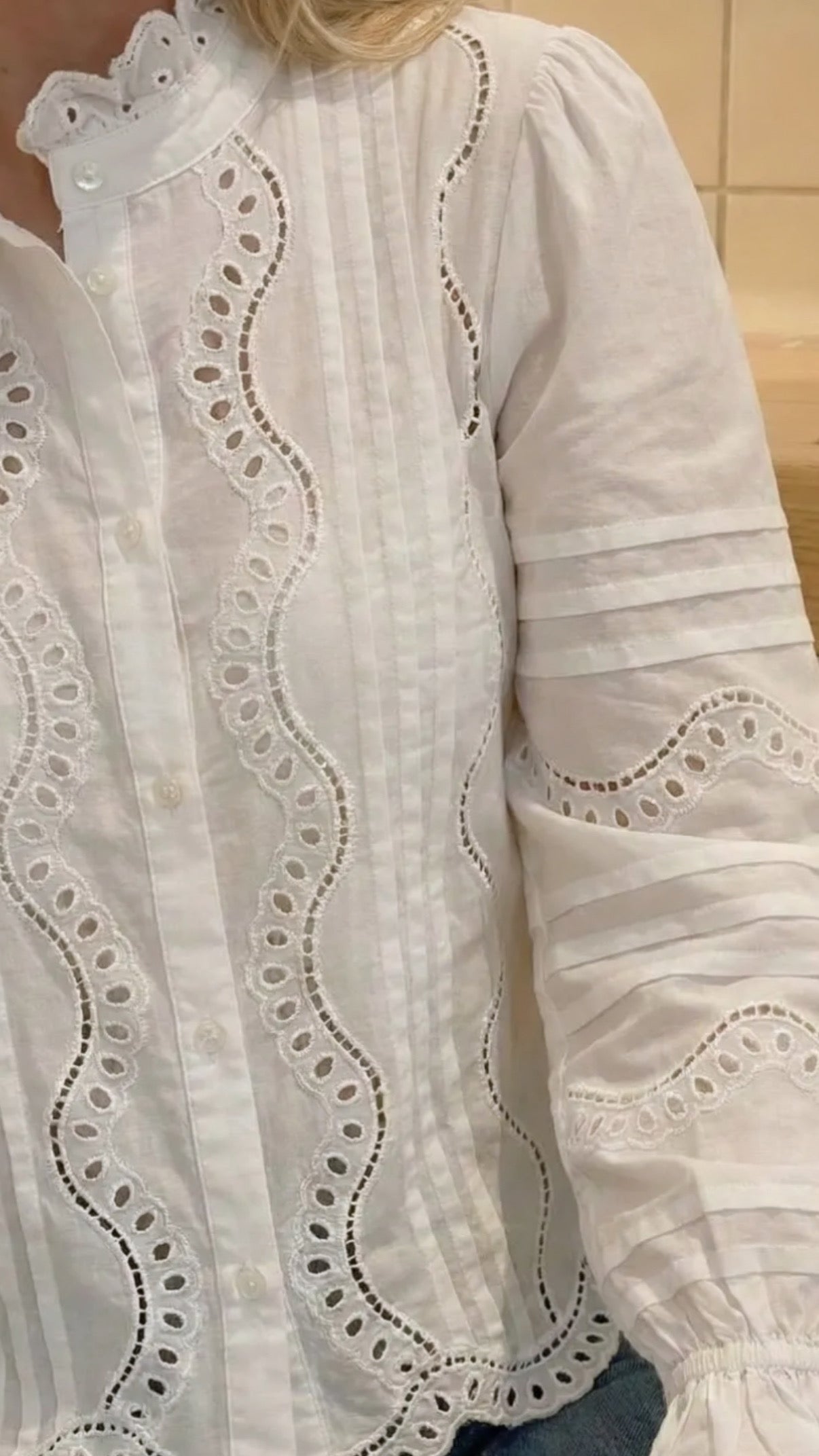 Blouse LEONTINE blanche