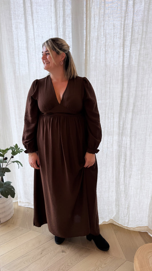 RobRobe longue FELICE marron